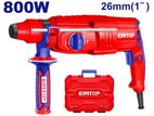 3 Functions EMTOP 800 Watts Rotary Hammer Hilti Drill Machine