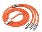 3 in 1 120W 6A Charging Cable