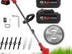 3 in 1 Cordless Grass Trimmer & Brush Cutter with 2 Battery