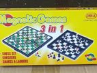 3 in 1 Magnetic Chess Game