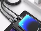 3-In-1 Transparent Fast Charging Cable