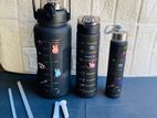 3 in 1 Water Bottle with Stickers