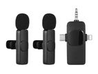 3 in 1 Wireless Collar Mic Dual Clip Mobile Phone USB