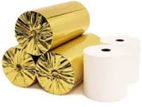 "3 Inch Size Thermal Transfer Gold Wrapping Paper Roll**