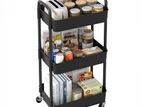 3 Layer Multipurpose Trolly Rack with Wheels