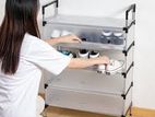 3 Layer Shoe Rack Lightweight Dust Storage Shelf -