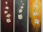 3 Panel Palette Knife Painting