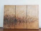 3-Panel Textured Wall Art