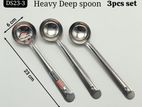 3 PCS HEAVY DEEP SPOON