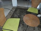 3 Piece Chair Set with A Stool