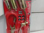 3-piece handheld propane or butane gas torch set Herman HT 0373