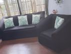 3-Piece Fabric Sofa Set with Coffee Table