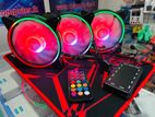 3 RGB Fans with Remote