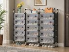 Covered Shoe Rack