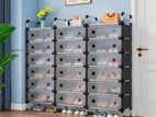 3 Row 7 Layer Dust Proof Shoe Rack 21 Layers