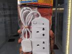 3 Socket 1M Power Extention Cord