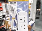 3 Socket 2m Extension Power Cord