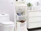 3-Tier Rolling Laundry Basket