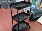 3 Tier Rolling Storage Cart Organizer- Kitchen, Bathroom Living Room Ect