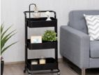 3 Tier Rolling Storage Cart Organizer - Kitchen / Bathroom Living Room