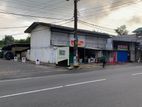 30 Perch Land with a few Shops and Warehouse for Sale in Koswatta
