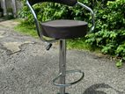 319 Round Coffee Brown Bar Chair