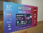 32" WISDOM SMART 4K ANDROID 14 FULL HD FRAMELESS LED TV