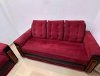 3+2+1 Sofa Set with Glass Top Coffee Table