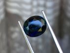 3.30 Ct Natural Unheated Green - Blue Sapphire