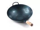 34CM All Purpose Chinese Wok With Wood Handle