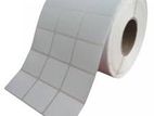34mm X 25mm Thermal Transfer Barcode Labels 3ups 6000pcs Roll