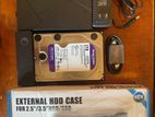 3.5' HDD Enclosure With 2TB WD Hard Drive