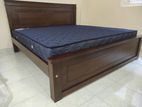 3.5 Leg 72x72 Teak Large Bed and Arpico Spring Mattress 7 / 1120