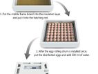 36 egg incubator fully automatic regiform type