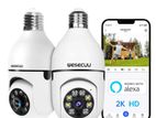 360 PTZ WIFI Bulb Camera CCTV security surveillance App V380 Pro