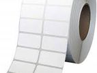 38mm x 25 mm T/T 2ups 4000 Pcs Barcode LAbel Roll