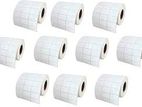 38mm x 25 mm Tharmel Transfer 2ups 4000 Pcs Label Roll