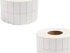 38mm x 25mm T/T 2UPS 4000 PCS - Barcode Label Roll