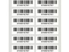 38mm x 25mm T/T 2UPS 4000 PCS Barcode Label Roll