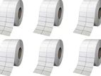 38mm x 25mm T/T 2UPS 4000 PCS - Thermal Transfer Barcode Label Roll
