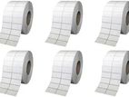 38mm x 25mm T/T 2UPS 4000 PCS - Thermal Transfer Barcode Label Roll