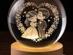 3D Crystal Ball Night Lamp