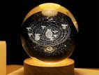 3D Crystal Ball - USB Night Light LED Gift Item