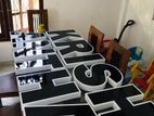 3D Letter Name Board Making