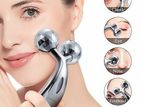 3D Manual Roller Face Body Massager with 2 Wheels Facial Slimming