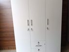 3D White Melamine Wardrobes .