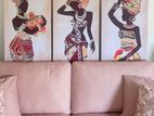 3pcs Bohemian Canvas Wall Art 30''x18''