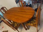 3×6 Table with 4 chairs (Tekka)