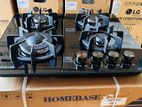 4 Burner Gas Cooker Hob