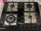 4 Burner Gas Cooker - Home Base Tempered Glass